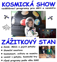 Kosmická show - zážitkový stan