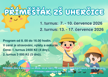 Příměstský tábor v ZŠ Uherčice