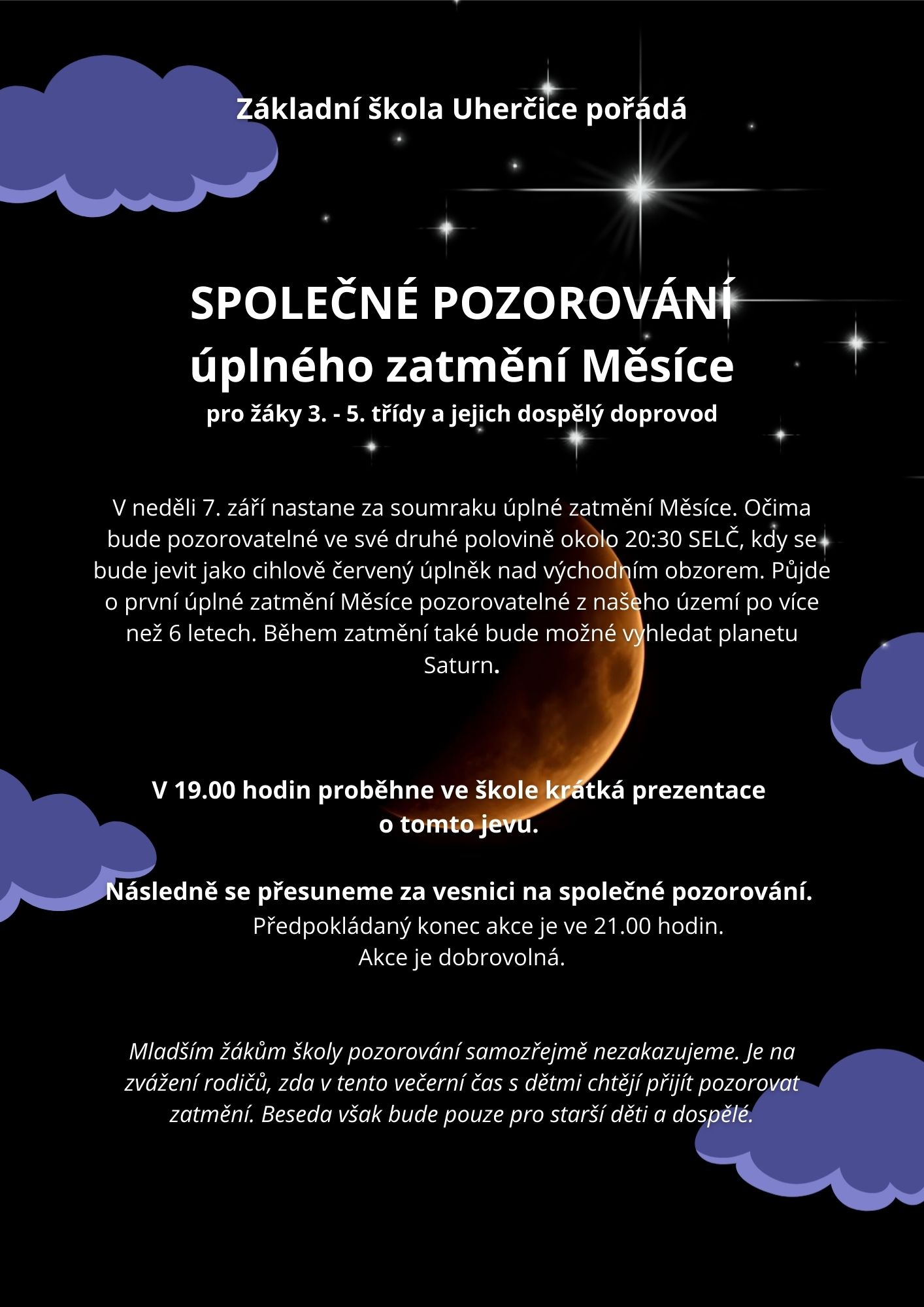 Společné pozorování úplného zatmění Měsíce