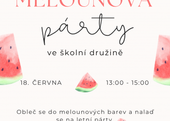 Melouová párty ve školní družině