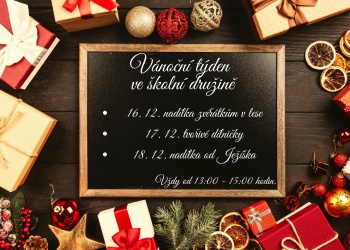 Vánoční týden ve školní družině